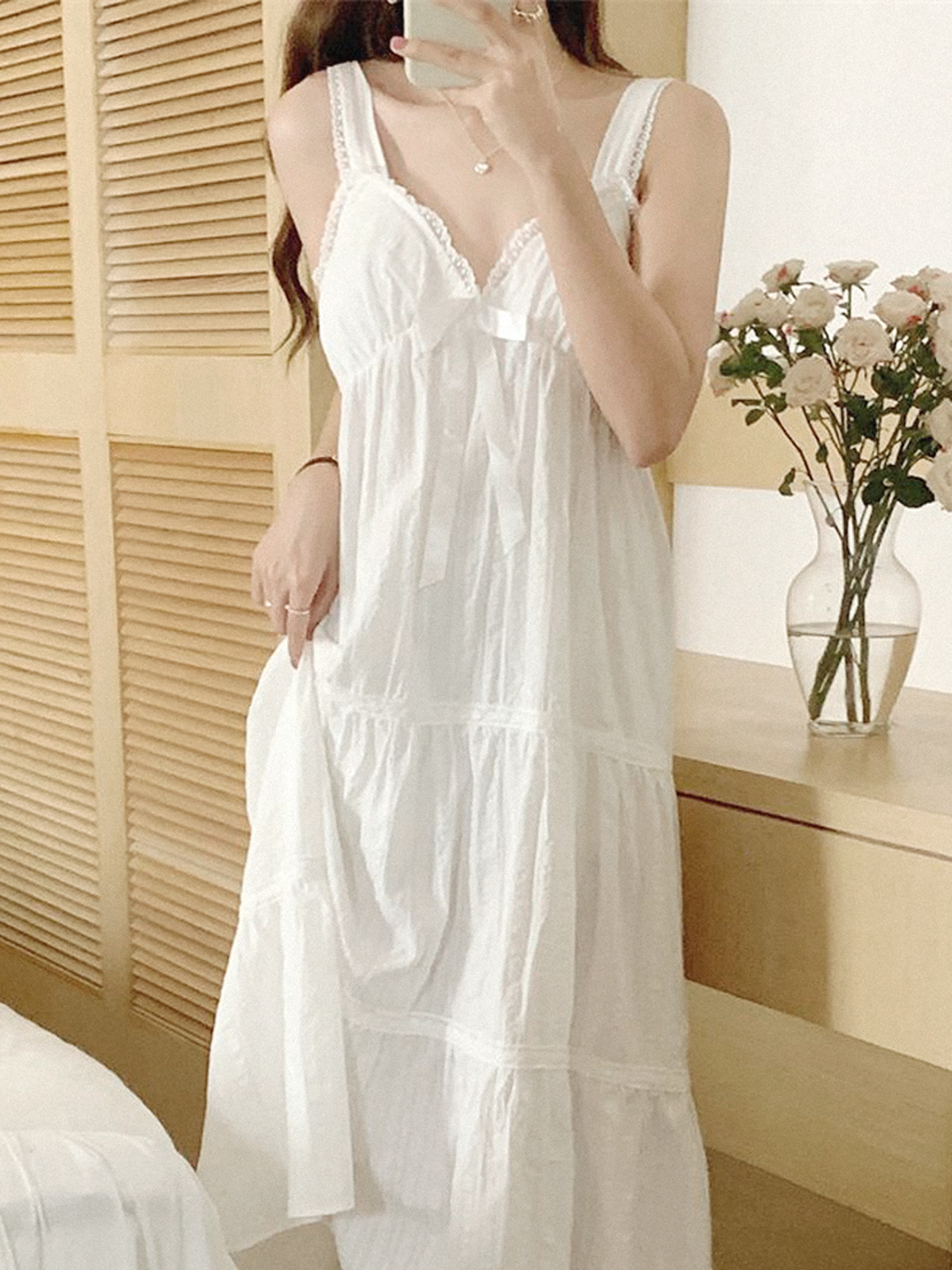 여자 원피스 잠옷 홈웨어 밴딩 파자마 LDCT017
